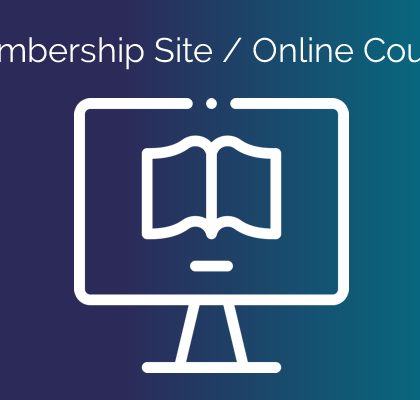 Membership Site / Online Course